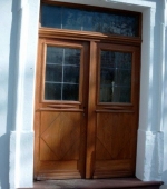 2-flueglige Eingangstuer in Eiche Gruenderzeit Oberflaeche Leinoel (2).jpg