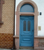 Haustür 1962 / Türen detailgetreu nach alten Vorlagen oder vorhandener historischer Substanz rekonstruiert